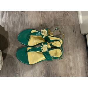 Talbots Green Sandals
